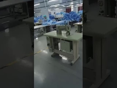 Steril Aami Seviye 4 Dikişli Manşetli Tek kullanımlık tıbbi elbiseler