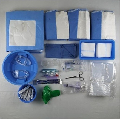 Tıbbi Malzemeler Evrensel Tek kullanımlık Steril Anjiyografi Operasyonu Drape Pack