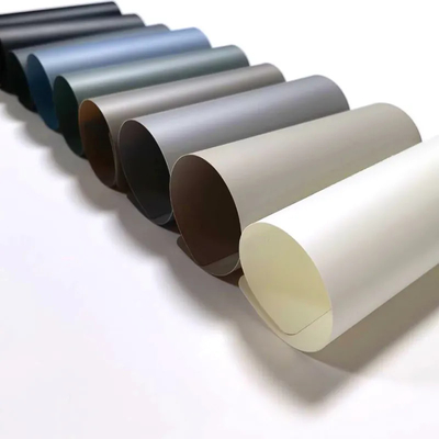 0.25mm Katı Renkli Yüksek Parlak Yumuşak Dokunma Plastik PETG PET Mobilya Tahtaları Laminasyon için Koruyucu Film Rulo