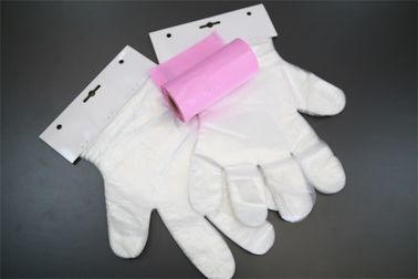 Gıda İşleme İçin 100 Paket Plastik Polietilen Tek Kullanımlık Eldivenler