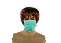 CE FDA ISO13485 ile Rahat Toksik Olmayan Yeşil Tek Kullanımlık Yüz Maskesi
