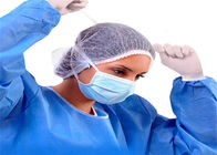 Cerrahi Kullanım Askıları Çevre Dostu Mavi Renkli Steril Tek Kullanımlık Tıbbi Maske