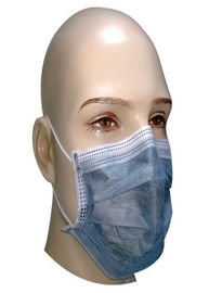 Elastik Kulak Askısı Ayarlanabilir Burun Parçası ile Karbon Filtre Tek Kullanımlık Tıbbi Maske