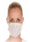 Beyaz Tek Kullanımlık Kulak Askısı Yüz Maskesi, Tıbbi Kullanım Tek Kullanımlık 2 Katlı Yüz Maskesi