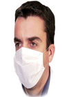 Tek Kullanımlık Beyaz Tek Kullanımlık Tıbbi Maske, Toz Geçirmez Cerrahi Maske Tek Kullanımlık