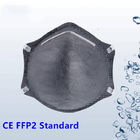 Tek Kullanımlık FFP2 Karbon Filtre Maskesi, 4 katlı Tek Kullanımlık Toz Maskesi