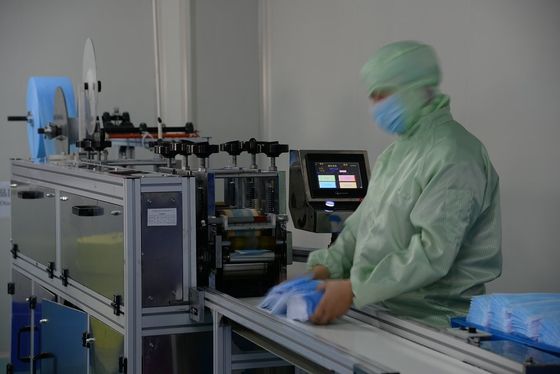 Yüz Kalkanı ile EO Sterilize 3Ply 4Ply Tek Kullanımlık Kulak Askısı Yüz Maskesi