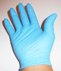 Tıbbi Kullanım İçin Mavi Dispsoable Muayene Nitril Eldiven Tozsuz 12 İnç