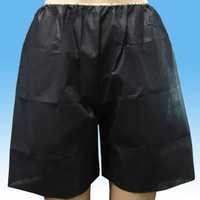 Endoskopi için SMS Siyah Tek Kullanımlık Sınav Şort Pantolon Unisex XL-3XL